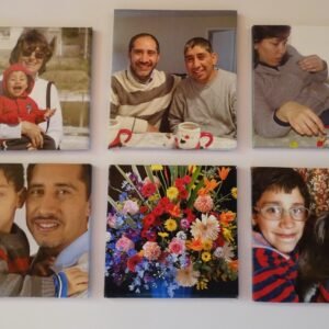 6 Fotoimanes Cuadrados de 7x7